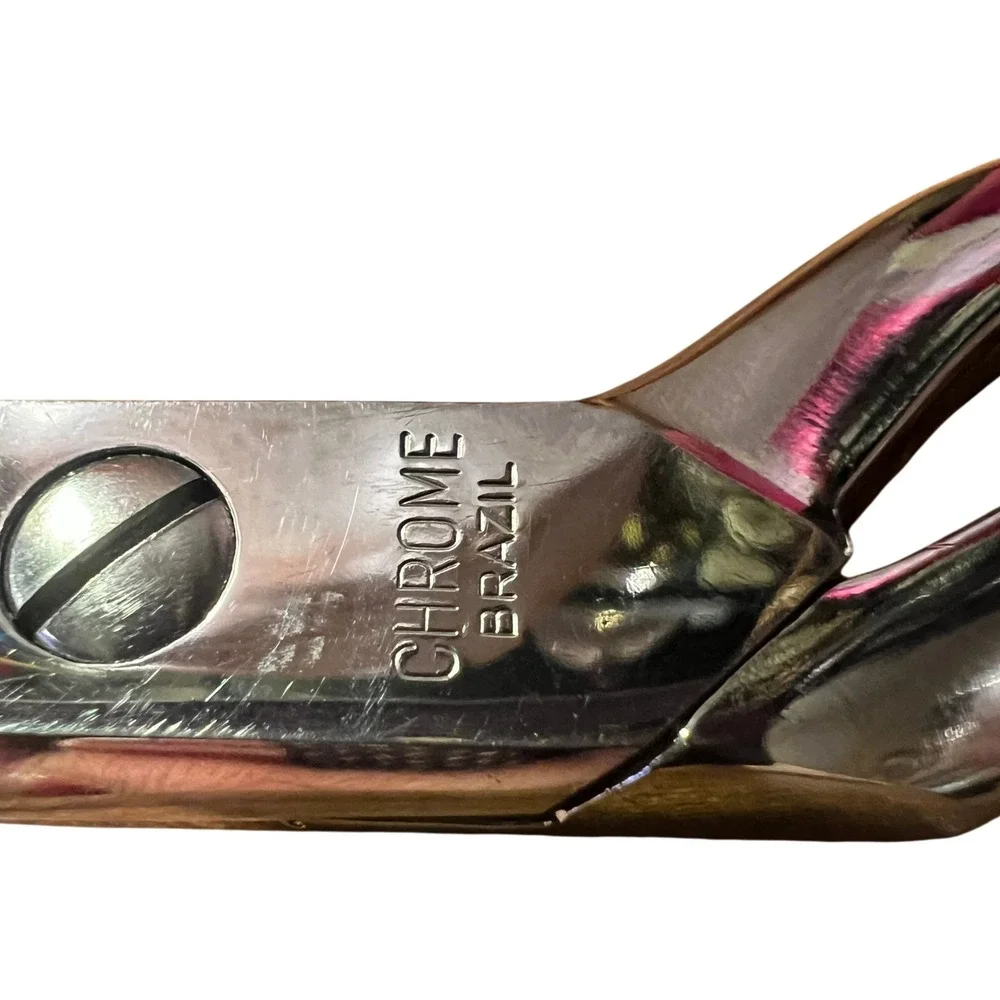 Gingher 8 Inch Dressmaker Shears Chrome Plated Fabric Scissors Brazil